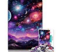 Puzzles Univers Colorés pour Adultes et Adolescents, Puzzles, Jouets Éducatifs, Jeux Anti-Stress, Liste de Souhaits avec Père Noël 38x26cm