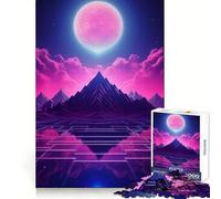 Puzzles Univers du rétrofuturisme pour Adolescents : 1000 pièces, entraînement Intelligent, Temps Libre agréable, découpe Impeccable, Joyeux Noël (38x26cm)