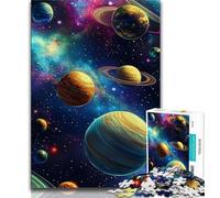 Puzzles Univers Galaxie 1000 pièces pour Adolescents, Jeu Stimulant et Jeu Familial avec pièces entièrement emboîtables de Formes aléatoires 38x26cm