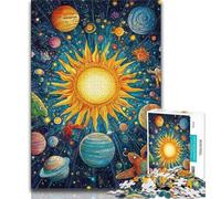 Puzzles Univers Galaxie pour Adolescents 1000 Puzzles, Staycation Kill Time Chaque pièce est Unique - Jeu Familial Stimulant et Amusant 50x75cm