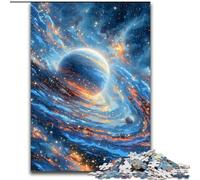 Puzzles Univers Planète pour Adultes 1000 pièces, Jouets addictifs pour stimuler l'intelligence cérébrale, Cadeaux d'anniversaire pour Les 14 Ans et Plus 50x75cm