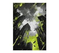 Puzzles Urban Chaos Puzzles pour Adultes, Jouets Anti-Stress, Modèles À Assembler, Parfaits comme Cadeaux pour Toute La Famille 38x26cm/1000pcs