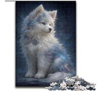 Puzzles Vache Fleurie pour Adultes 1000 Puzzles, Jeu Familial Anti-Stress Défi Difficile Superbes Cadeaux et Jouets (50x75cm)