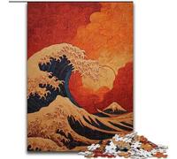 Puzzles Vagues de l'Océan pour Adultes 1000, Séjournez chez Vous, Chaque pièce est Unique - Jeu Familial Stimulant et Amusant (50x75cm)
