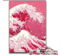 Puzzles Vagues de Style Japonais 2000 pièces pour Adolescents, Jeu Stimulant, idéal comme Cadeau pour Toute la Famille (70x100cm)