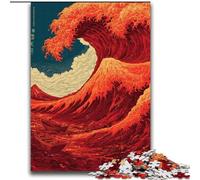 Puzzles Vagues Japonaises pour Adultes et Adolescents, Jeu de Puzzles Stimulant, Idéal comme Cadeau pour Toute la Famille (70x100cm)