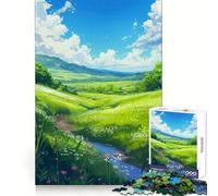 Puzzles Verdant Valley Breeze pour Adultes, 1000 pièces, Stimulation Cognitive, activité de Loisirs, Format idéal, Cadeau Parfait (38x52cm)