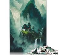 Puzzles Villa on The Mountain 1000 pièces Puzzles en Bois Puzzles pour Adultes et Adolescents Jouets de Divertissement Familial 1000 pièces (75 x 50 cm)