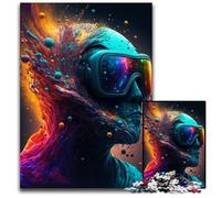 Puzzles Visage de l'univers pour Adultes Puzzles de 1000 pièces pour Adultes Casse-tête DIY Stimulant pour Adolescents 50x75cm/19,68x29,52 Pouces