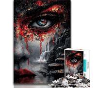 Puzzles Visages Magiques pour Adultes et Adolescents, 2 000 pièces, Jouets éducatifs et éducatifs, Jeux familiaux avec Affiche et fiche de Questions-réponses Assorties, 70x100cm