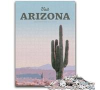 Puzzles Visit Arizona pour Adultes 1000 pièces, Jouet éducatif Anti-Stress, idéal comme Cadeau pour Toute la Famille (1000 pièces, 26x38cm)