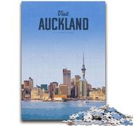 Puzzles Visit Auckland pour Adultes, 1000 pièces, Jeu éducatif et décompressant pour Anniversaire et Noël (1000 pièces, 26x38cm)