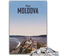 Puzzles Visit Moldova pour Adolescents 1000 pièces, pour Les 14 Ans et Plus, décoration Murale, Cadeaux Uniques pour Anniversaire et Noël 1000 pièces (50x75cm)