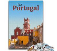 Puzzles Visit Portugal pour Adultes et Adolescents, Jeux éducatifs, décoration d'intérieur, Cadeau d'anniversaire, Art Mural, 1000 pièces (50x75cm)