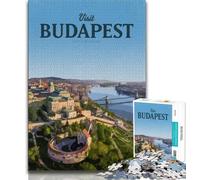 Puzzles Visitez Budapest pour Adolescents 1000 pièces, Jouets éducatifs et éducatifs, Jeux familiaux avec Affiche et fiche de Questions-réponses Assorties 38x26cm