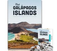 Puzzles Visitez Les îles Galapagos Puzzles 1000 pièces pour Adultes, Jeux éducatifs Décoration d'intérieur Offrez des Cadeaux pour Toute la Famille 75x50cm