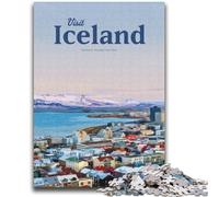 Puzzles Visitez l'Islande 1000 pièces pour Adultes, Jeu éducatif et décompressant pour Anniversaire et Noël 2000 pièces (70x100cm)