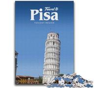 Puzzles « Visitez Pise » pour Adultes, Art intéressant, réduction du Stress, liste de souhaits avec Le Père Noël, pour Les 14 Ans, 2000 pièces (70x100cm)