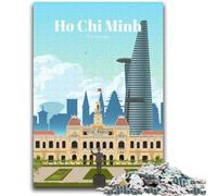 Puzzles Voyage à Ho Chi Minh-Ville pour Adolescents, Aidez Le Cerveau à exercer des Jouets addictifs pour cultiver la Patience Une œuvre d'art (50x75cm)