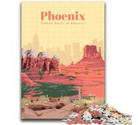 Puzzles Voyage à Phoenix pour Adolescents 1000 pièces, Jouets stimulants, décoration Murale, Cadeaux d'anniversaire et de Noël Uniques 2000 pièces (70x100cm)