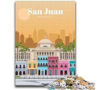 Puzzles Voyage à San Juan 1000 pièces pour Adultes, Aidez Le Cerveau à exercer des Jouets addictifs pour cultiver la Patience Jeu de défi Unique 2000 pièces (70x100cm)