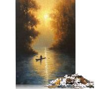 Puzzles Voyage Serein en Kayak pour Adultes, 1 000 pièces, pour Adolescents de 12 Ans et Plus, Cadeaux de Noël, 1 000 pièces (38 x 26 cm)