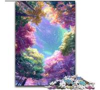 Puzzles Vue Nocturne pour Adultes 1000, Activités Familiales Amusantes à la Maison, Cadeau d'anniversaire, Cadeaux de Voyage (50x75cm)
