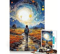Puzzles Wild Journey 1000 pièces Jeu de réflexion de qualité supérieure,découpé au Laser Exercice Mental Calme à Faire à la Maison (50x75cm)