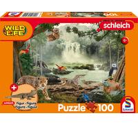 Puzzles Wild Life, Dans La Forêt Tropicale, 100 Pcs (Jeune Crocodile)