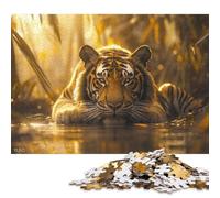 Puzzles Wild Tiger 500 pièces, Puzzles pour Adultes, Jeu éducatif, défi, 500 pièces (52 x 38 cm)