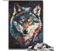 Puzzles Wolf Art 2000 pièces pour Adultes, Jeu Stimulant, Chaque pièce est Unique - Jeu Familial Stimulant 70x100cm