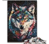 Puzzles Wolf Art pour Adultes et Adolescents, 1000 pièces, Staycation Kill Time, Chaque pièce est Unique - Jeu Familial Stimulant et Amusant 50x75cm