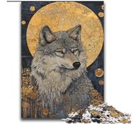 Puzzles Wolf Art pour Adultes et Adolescents Jeux de détente, idéal comme Cadeau pour Toute la Famille (70x100cm)