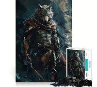 Puzzles Wolf King pour Adolescents 1000 pièces,Jeu de réflexion Amusant,Connexion Fluide et agréable,Une façon captivante de Passer Le Temps (38x52cm)