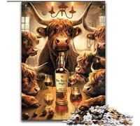 Puzzles Yak 1000 pièces pour Adolescents, Jeu Familial Anti-Stress, défi Difficile, Superbes Cadeaux et Jouets (Taille 26x38cm)