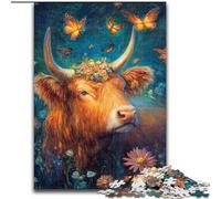 Puzzles Yak pour Adultes 1000 pièces, Jeu Stimulant et Jeu Familial avec Affiche et fiche de Questions-réponses Assorties 50x75cm