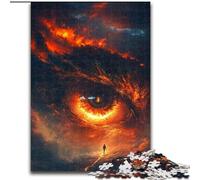 Puzzles Yeux Psychédéliques pour Adolescents 1000 Pièces, Jeux Éducatifs Décoration Maison Décoration Maison Unique et Cadeaux 26x38cm