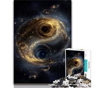 Puzzles Yin et Yang pour Adultes, Aidez Le Cerveau à exercer des Jouets addictifs pour cultiver la Patience Interaction Parent-Enfant 38x26cm