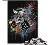 Puzzles Zèbre Colorés 2000 Pièces pour Adultes, Jeu de Puzzles Amusants et Relevants Chaque Pièce Est Unique - Jeu Familial Amusant et Relevant (70x100cm)