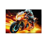 Puzzles1000 pièces BROLEO Cool Impression de moto éducative intellectuelle en bois Puzzles amusants Puzzles anti-stress