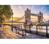 PuzzlEscapes « Tower Bridge, London » - Great British Jigsaws - Petits puzzles durables - 1000 pièces