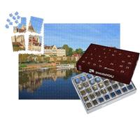 puzzleYOU : Calendrier de l'Avent | « Abbaye de Saint-Germain d'Auxerre et cathédrale, Bourgogne, France »