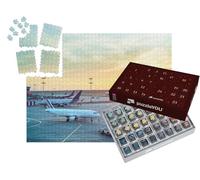 puzzleYOU : Calendrier de l'Avent | « Aéroport dans Un Beau Coucher de Soleil »