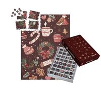 puzzleYOU : Calendrier de l'Avent | « Ambiance de Noël : Couronne de l'Avent, Sucre d'orge, Chocolat Chaud, Biscuits »