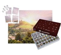 puzzleYOU : Calendrier de l'Avent | « Ancienne Ville minière slovaque de Banska Stiavnica au crépuscule »