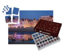 puzzleYOU : Calendrier de l'Avent | « Architecture de Dunkerque la Nuit. Dunkerque, Hauts-de-France, France. »