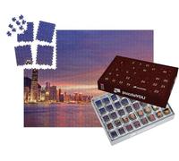 puzzleYOU : Calendrier de l'Avent | « Atmosphère Calme au-Dessus de Hong Kong au Coucher du Soleil »