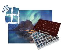puzzleYOU : Calendrier de l'Avent | « Aurora Borealis sur l'archipel des Lofoten, Norvège »
