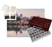 puzzleYOU : Calendrier de l'Avent | « Avignon avec Le Palais des Papes Le Soir en Provence, France »