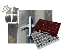 puzzleYOU : Calendrier de l'Avent | « Avion à fuselage étroit sur la Piste d'atterrissage »